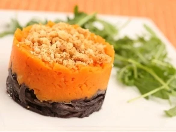 Parmentier de confits de canard et patates douces